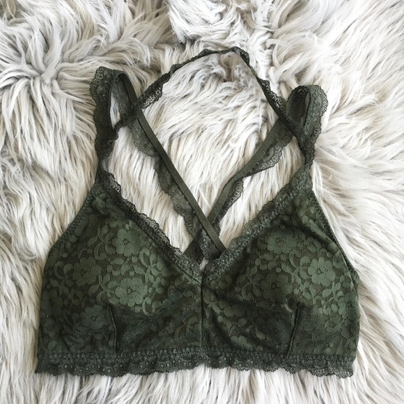 Gilly Hicks Other - SOLD. Gilly Hicks Olive Strappy Bra